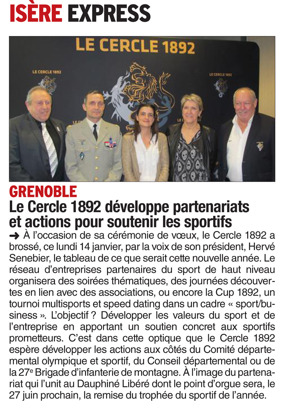 Article Isère express Article Isère express